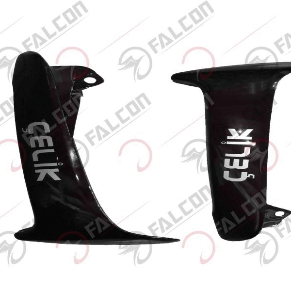 DIŞ DİZLİK 2Lİ TAKIM SİYAH-ÇELİK 100