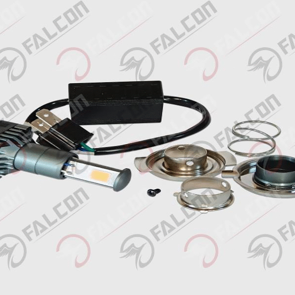 LED XENON FANLI H4/BOSH TİP/H7 UYUMLU BEYAZ 8500 LM VOLTAJ REGÜLETÖRLÜ