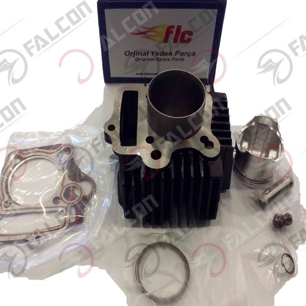 SİLİNDİR PİSTON KOMPLE Q50 DÖKÜM CUB 100 CC
